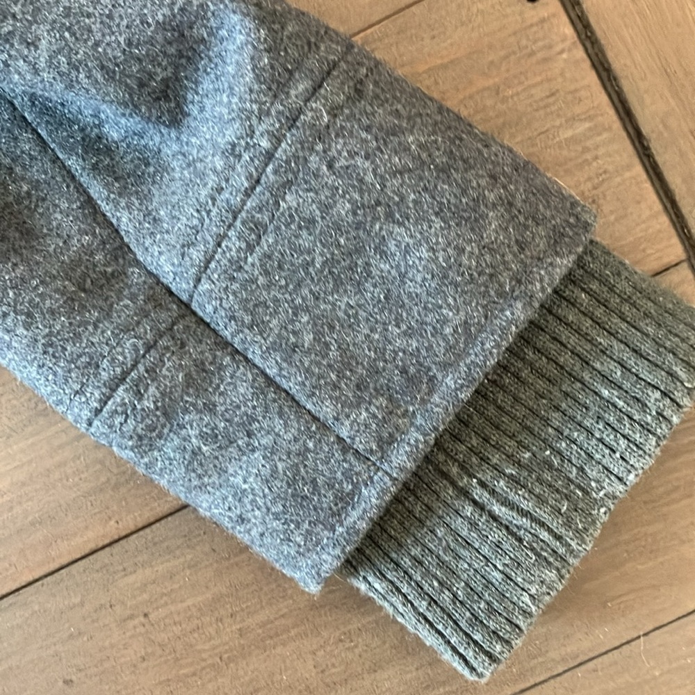 Express Gray Shearling-Lined Women's Jacket - image 5